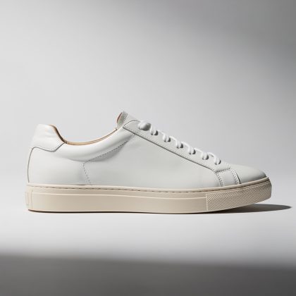 Sneakers Vicolo in pelle bianca