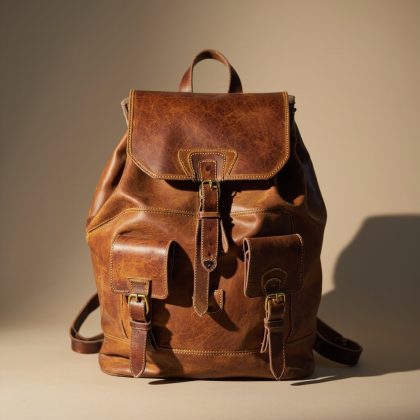 Zaino Officina in pelle vegetale